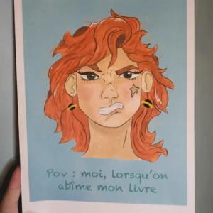 Illustration initiale Femme en colère - Emilie De Mot