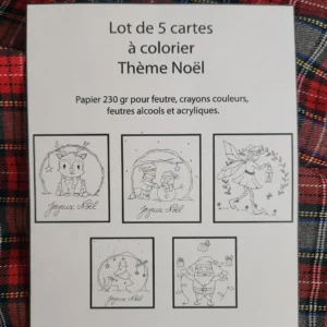 Pack 5 coloriages de Noël - Emilie De Mot